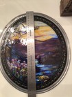 Large 13    H  Louis C Tiffany Stained Glass Sun-catcher  Glassmasters Vintage