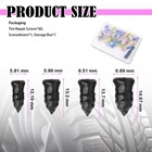 Screw In Tire Plugs 60pcs Kit - 4 Sizes  15xl  15l  15m  15s  For Emergency
