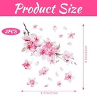 Gjinxi Pcs Car Stickers For Women  Cherry Blossom Vinyl Car Sticker Scratches 2