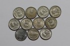 India 5 Rupees - 11 Coins Collection B49  1441