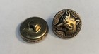Set Of  4  Vintage 5 8     Metal  Fox  Buttons Nos