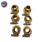 3set 5 8 Brass Garden Water Hose Connector Repair Mender Kit Ends Fittings Clamp