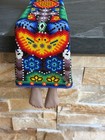 Huichol Beaded Angel Shelf Sitter Jose Julian Jiminez G  Victoria s Purple