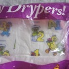 Lot Of 2 Vintage Wrapped Drypers Size Large Diapers Film Props