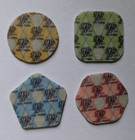 4 Transnistria Plastic Coins 1 3 5 10 Rubles Set 2014 Aa Uncirculated