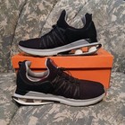 Nike Shox Gravity Sz12 Black varsity Red Mesh Upper  316684-411