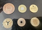 Nyc Subways bridges Tokens Collection - Good Condtion Lot Of 6
