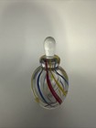 Murano Ribbon Glass Perfume Bottle