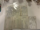 Lot Of 8 1960-1960   s Central Railroad New Jersey Cnj Timetables Mainline Trains