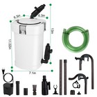 External Canister Filter Kit For Aquarium Fish Tank 6w Water Pump With Hose