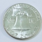 1961 P Franklin Half Dollar 90  Silver Au About Uncirculated Details  8004
