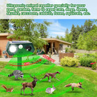 4 Pack Solar Ultrasonic Animal Repellent Dog Cat Skunk Deer Raccoon For Garden