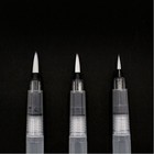 Water Brush Pen Set  3-pack    Fine  Medium   Broad Tips   Refillable For Waterc