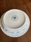 Longaberger Pottery Pie Plate Woven Traditions Grandmas Ivory green 10  Pottery 