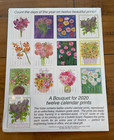 Ling Chang s Bouquet Calendar For 2020 Twelve Separate Prints 11x14  Flowers New