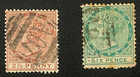 Dominica 1877-79 Qv Used Stamp Lot Sg4-7 Cat   108 Early Colony