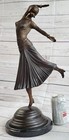 Signed Bronze Art Nouveau Deco Chiparus Statue Figurine Very Large Artwork Deal