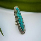 20pcs Wholesale Lots Jewelry Mixed Natural Turquoise Stone Silver P Lady s Rings