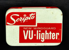 Scripto Vu-lighter Windguard American Oil Wilson Petroleum Promo Tin Nos 