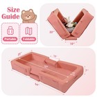 Toddler Travel Bed  Folding Floor Cot For Travel  Portable Kids Bed For Sleep   