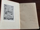 Rare Ex Libris Bookplate British Wales Prime Minister David Lloyd George Signed