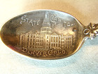 Denver Colorado State Capitol Antique Sterling Silver Souvenir Spoon 27 Grams