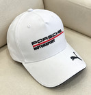 Puma Porsche Motorsport Le Mans Team White Racing Cap Hat Adjustable Nwt