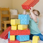 Melissa   Doug Extra-thick Cardboard Building Blocks -24 Blocks In 3 Sizes - Fsc
