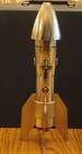 Astro Mfg Rocket Space Ship Mechanical Coin Bank 1957 Berzac Works No Key