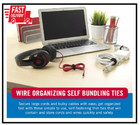 Velcro Brand One Wrap Thin Ties   Strong   Reusable   Perfect For Fastening Wire