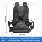 Motorcycle Baby Kids Safety Seat Belt Strap Harness Reflective Protection Buckle