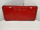 1974 Kansas License Plate April Miami County Tag   C 62 Low Number