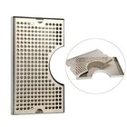 12  X 7  Stainless Steel Cutout Beer Tower Surface Mount Drip Tray No Drain