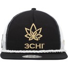 Men s New Era Black Kyle Busch 3chi Golfer Snapback Hat