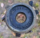 Antique Dietzgen Wood Surveyors survey Tripod 3-    8 Threads theodolite transit