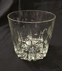 Vintage Princess House Etched Crystal Ice Bucket Heritage Pattern Vine Flower 