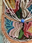 668  Antique 19th Century Native American Iroquois Beaded Bag