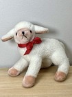 Vintage Gund Plush Lamb Sheep Cream White Fluffy Stuffed Animal 1977