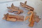 Set Of 4  Double Hook Rails Ends To Make  Rails  Make I Artistic  Iron Sculpture