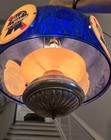 Vintage Pabst Blue Ribbon Beer Hanging Lighted Bar Sign   Works Great