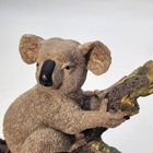 Vintage Koala Bear  Sculpture Australia Wildlife  Statue Handpainted Figurine 