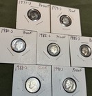 Roosevelt Dimes Proof S Mint 10c Lot Of 7 From The 70 s  80 s And 90 s