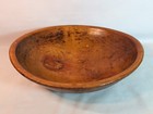 Primitive Antique Wood Bowl Vintage Primitive Decor Hand Carved Farmhouse 12 