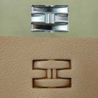Double Bar Basket Weave Stamp  Leather Stamping Tool  Stainless Steel