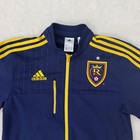 Adidas Real Salt Lake Jacket Mens Small Blue Mls Soccer Full Zip Lifevantage