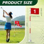 Golf Flagstick 6ft  Golf Pin Flag Hole Cup Set Putting Green Flags And Poles Num