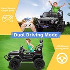 24v Kids 2 Seater Truck 2-speed 6mph Ride On Toy W remote Age For 3-8 Xmas Gifts