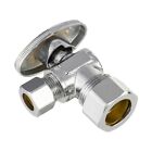 Efield 1 2  Nominal  5 8 od  Compr    3 8  Od Compr  Angle Stop Valve 1 4 Turn