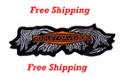 Harley-davidson Broken Wing 5  Embroidered Patch Sew On   Iron Small Logo Patch