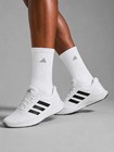 Adidas Men s Crew Socks 6 Pairs Cushioned Moisture Wicking White Size 6-12